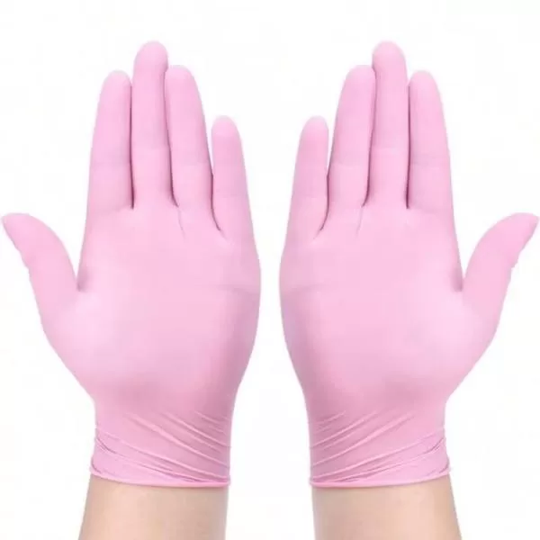 Guantes de NITRILO Rosados