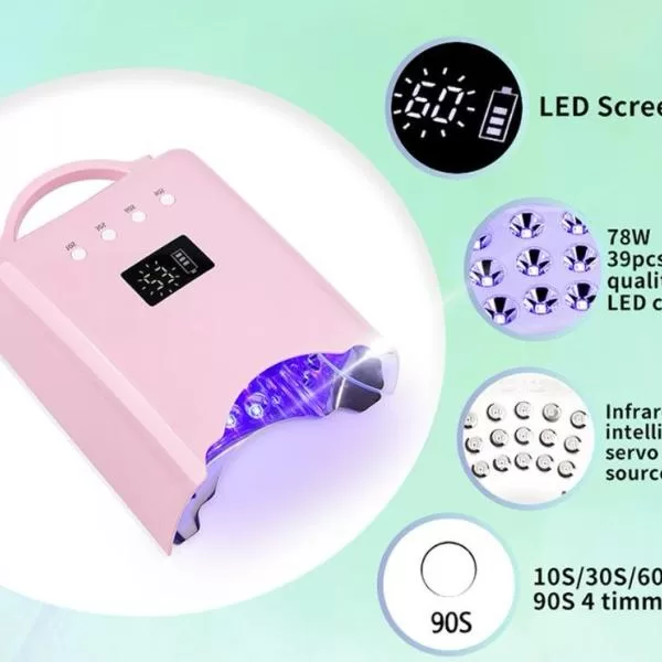 Lampara de Secado UV Recargable